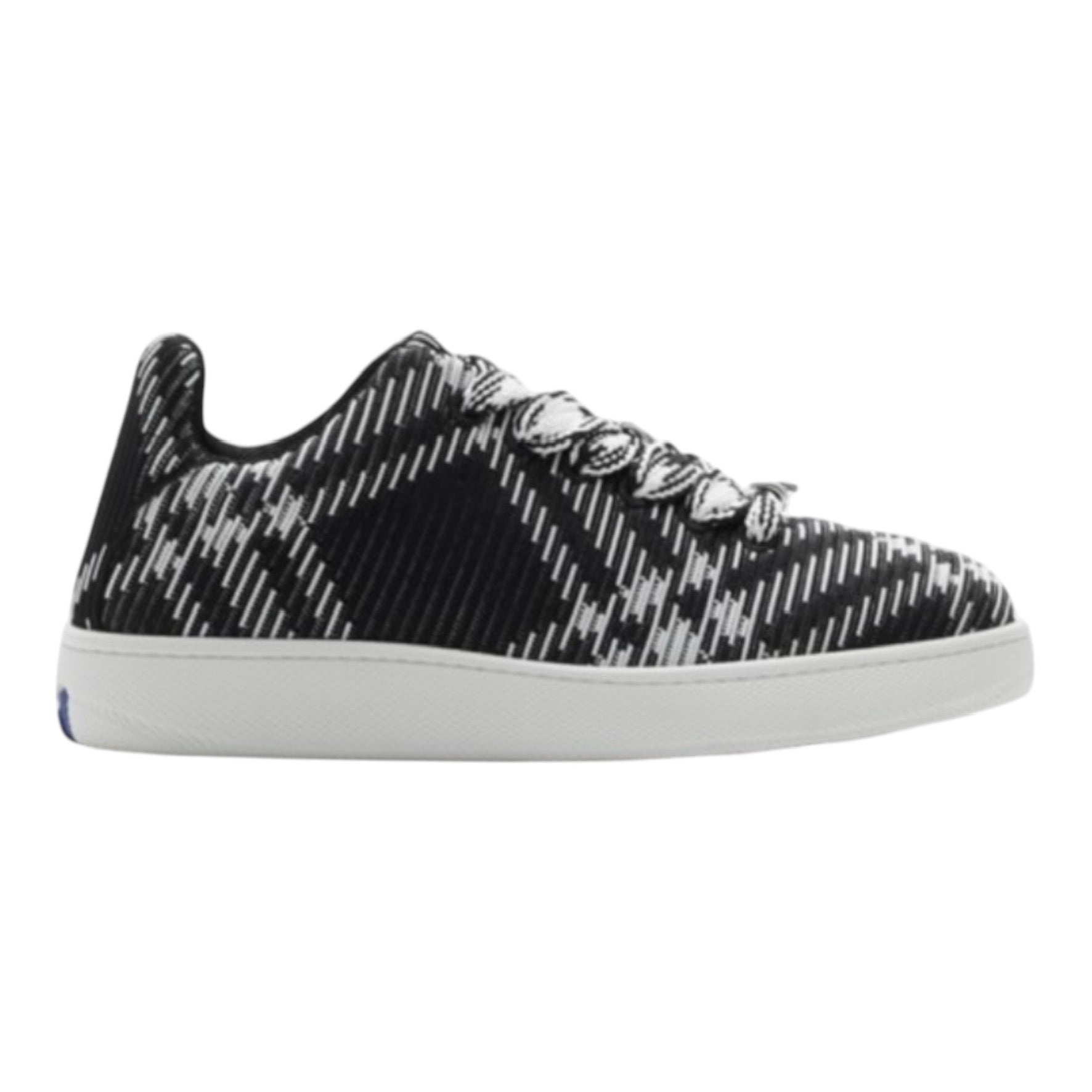BURBERRY: Checkered Knit Sneaker